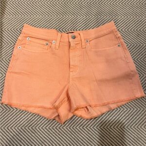 J. Crew Coral Jean Shorts